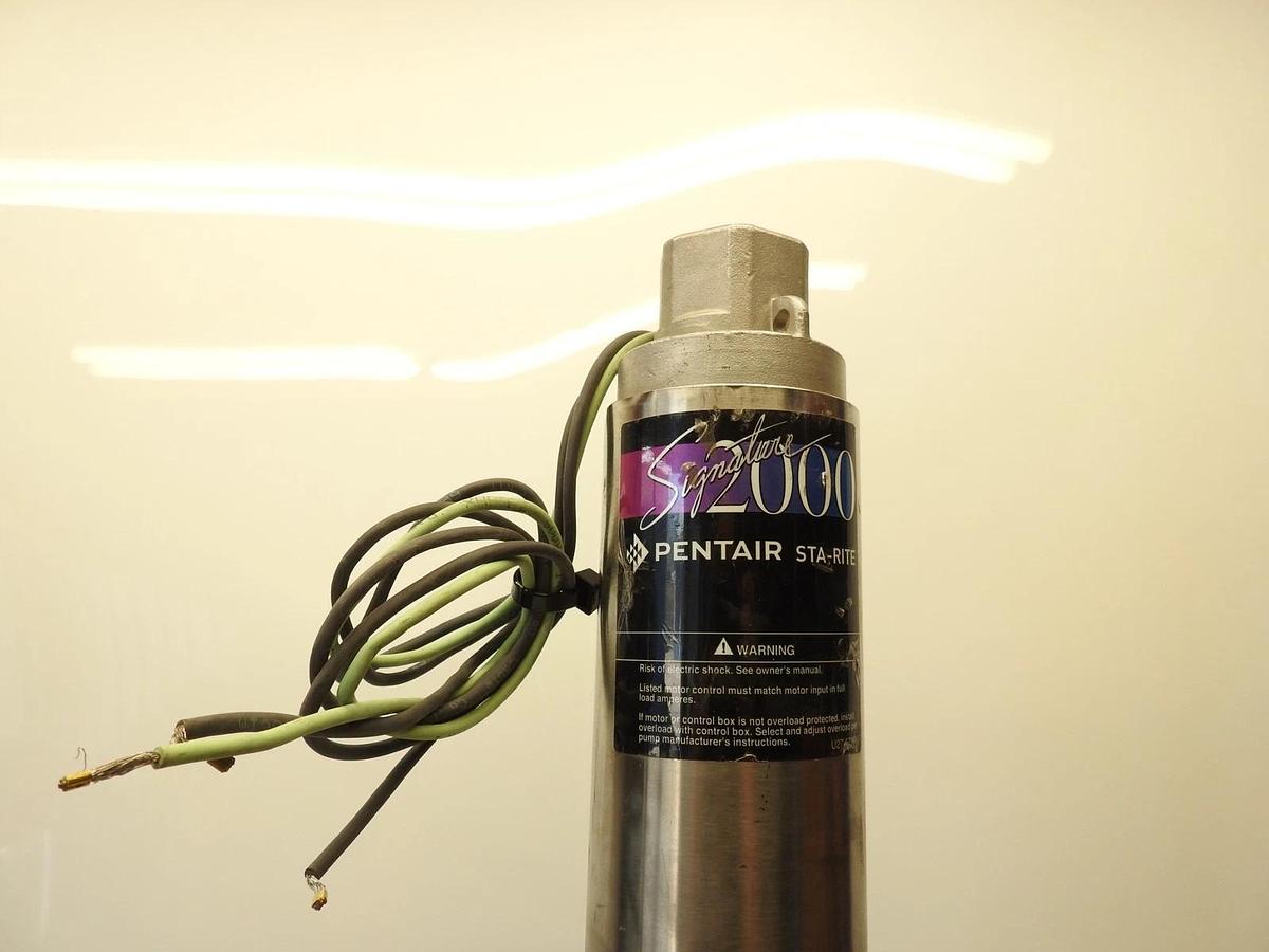 Pentair Sta-Rite S7P4HS07221-02, 4" Submersible Well Pump & Motor 3/4 HP, 230 V