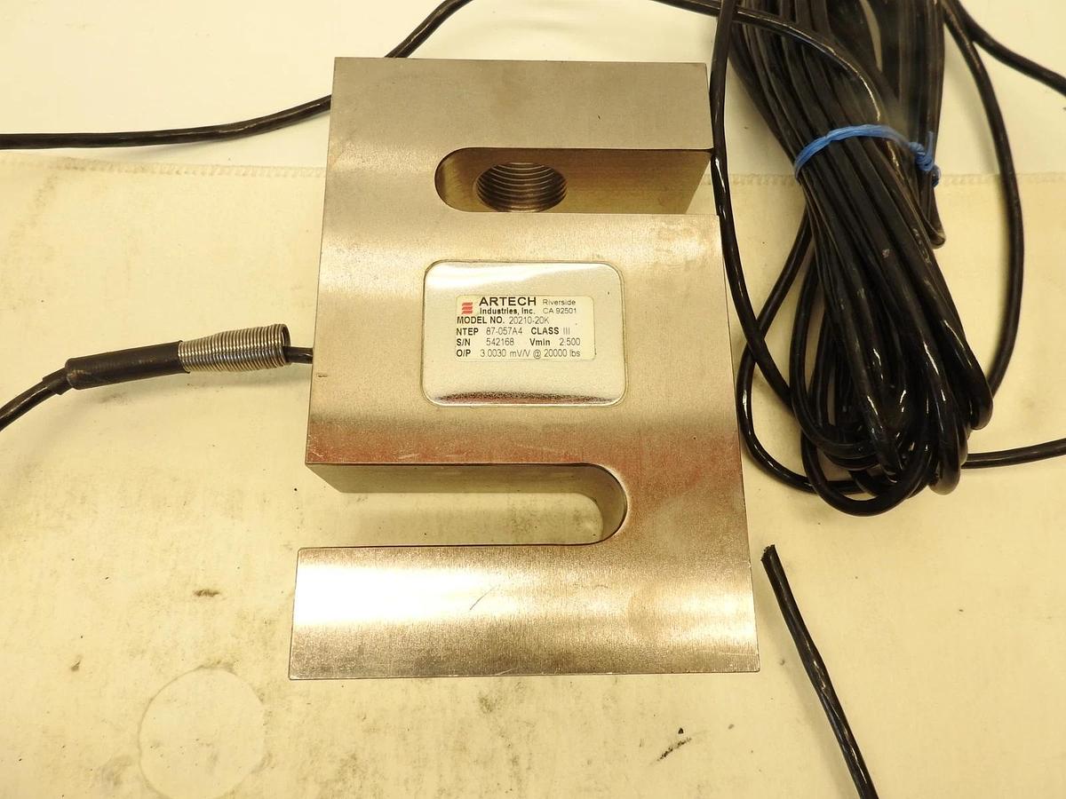 New Artech 20210 S-Beam Load Cell 20,000 lb.