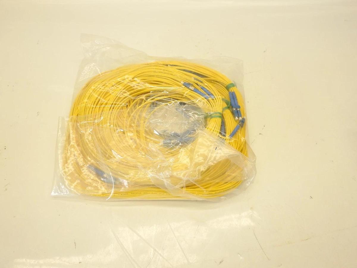 Lot Of 10  Singlemode OS2 Duplex Patch Cables Fiber Optic Cables
