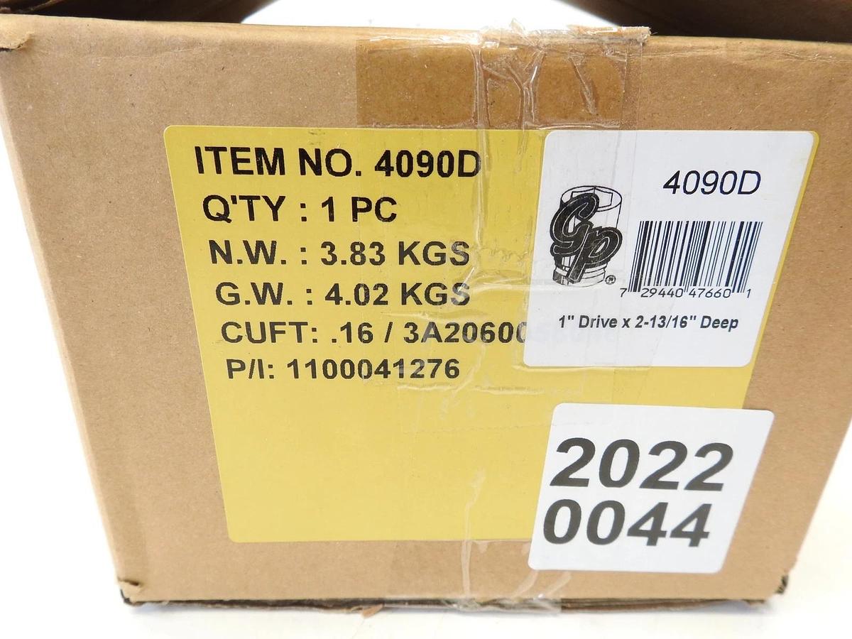 Grey Pneumatic Corporation 4090D | Socket 1" Drive X 2-13/16" Deep Impact