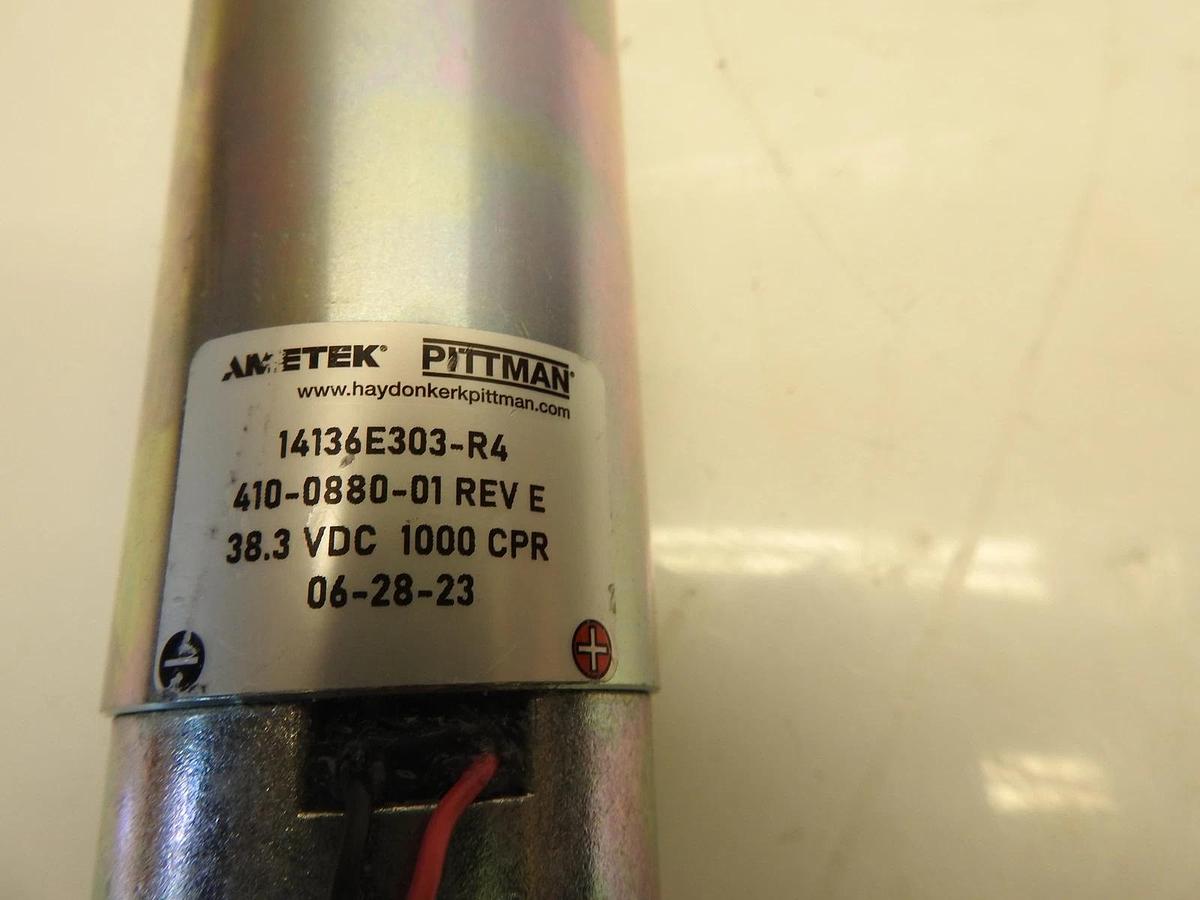 Ametek Pittman 38.3 VDC 1000 CPR Motor 410-0880-01 REV E, 14136E303-R4