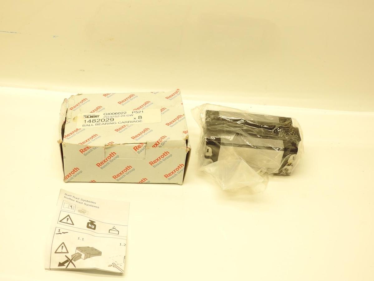 NEW OEM Genuine BOSCH REXROTH R162272420 Runner Block Ball Rail Carriage Size 30
