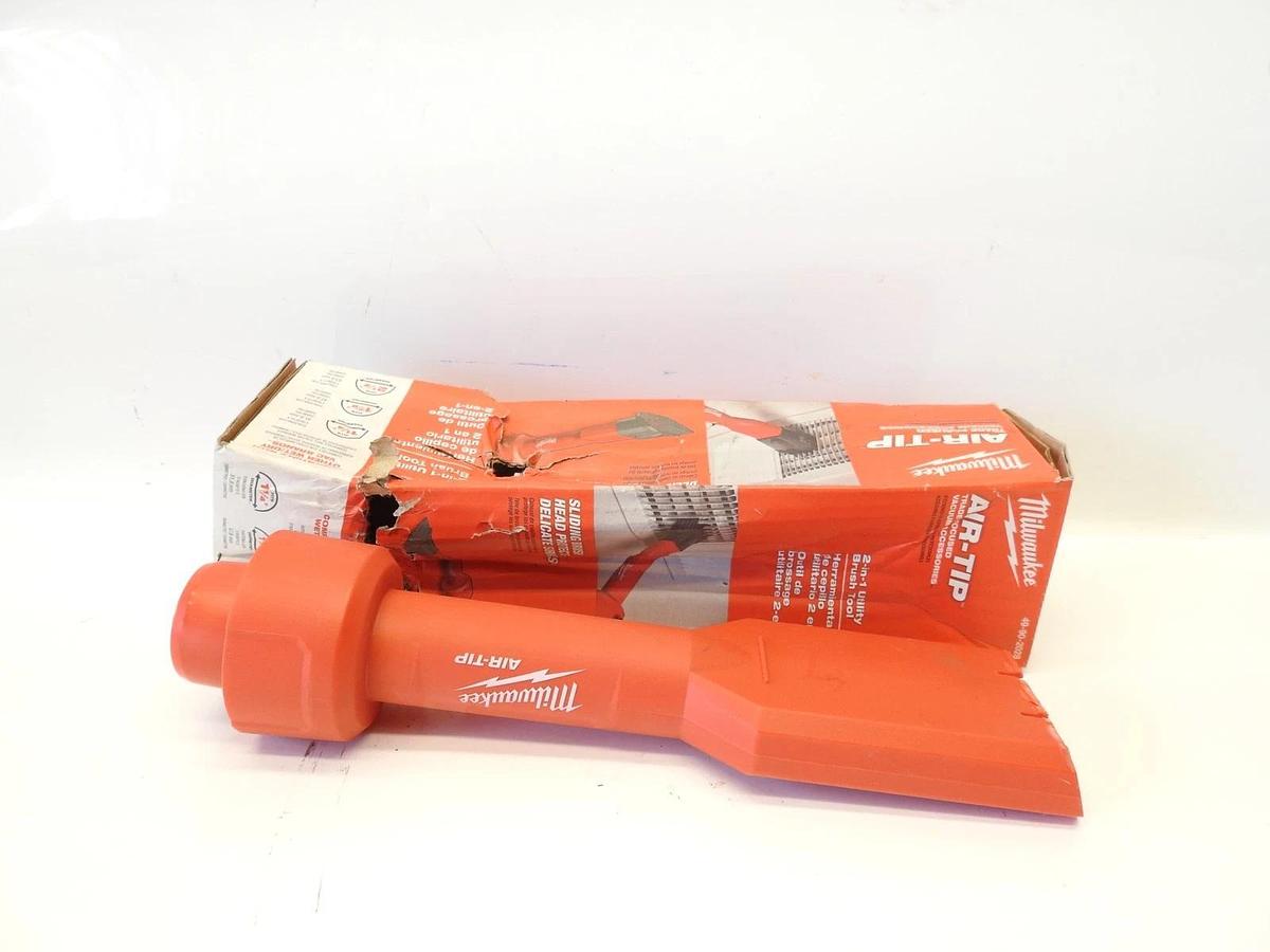 Oem Milwaukee 49-90-2028 AIR-TIP 2-in-1 Utility Brush Tool Attachment