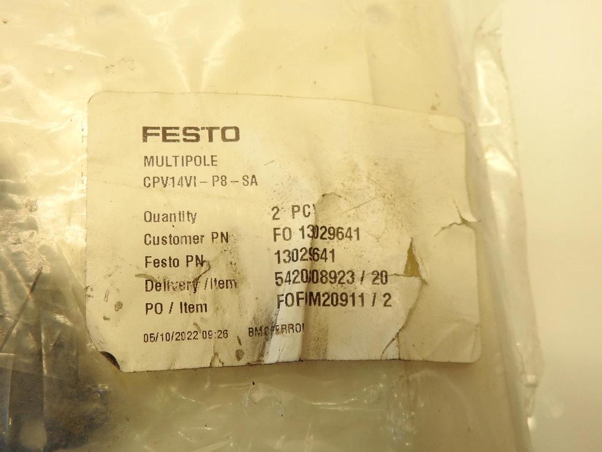 New Festo CPV14VI-P8-SA Multipol Pneumatic Valve Manifold 13029641