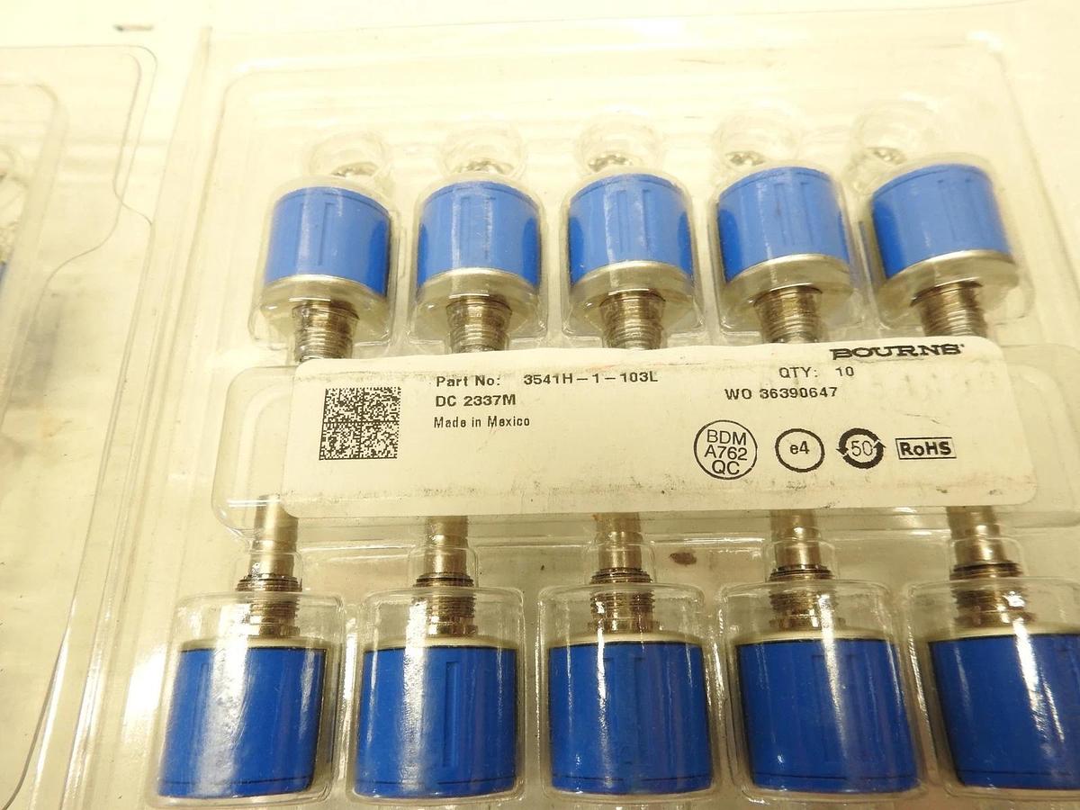 Lot Of 20 NEW BOURNS 3541H-1-103L Hybitron Precision Potentiometer 10 kOhms 2W -
