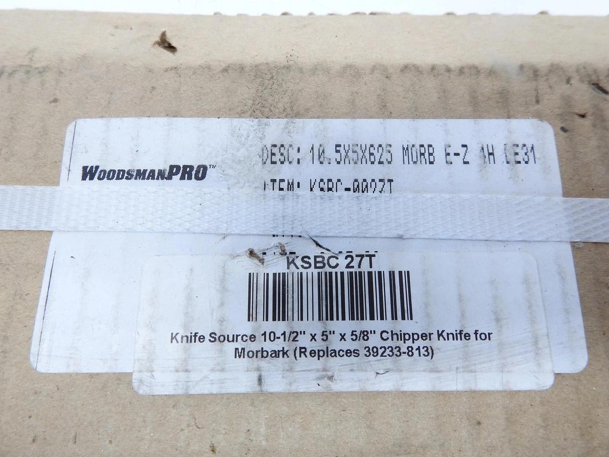 Woodsman Pro KSBC27T Chipper Knife 10-1/2" X 5" X 5/8"