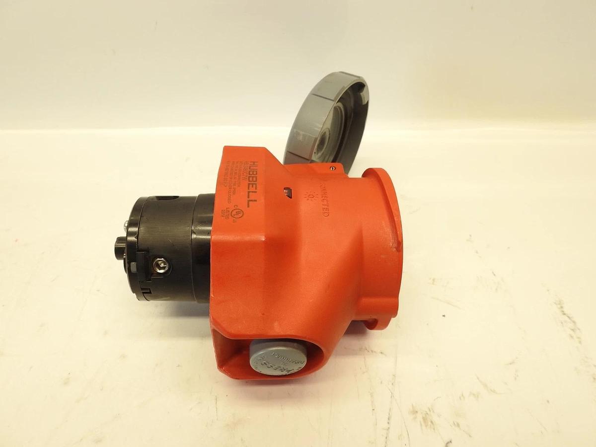 Hubbell 60A 480V 3P 4W Watertight Pin and Sleeve Connector (HBL460C7W)