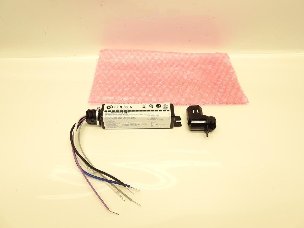 New Oem Eaton Cooper MSP3IVMVDC1EP 120/277VAC Integrated Sensor Control Module