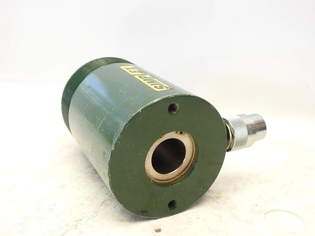 Simplex RC302A Center Hole Steel Hydraulic Cylinder, 30 Ton Capacity, 2.5 In Str