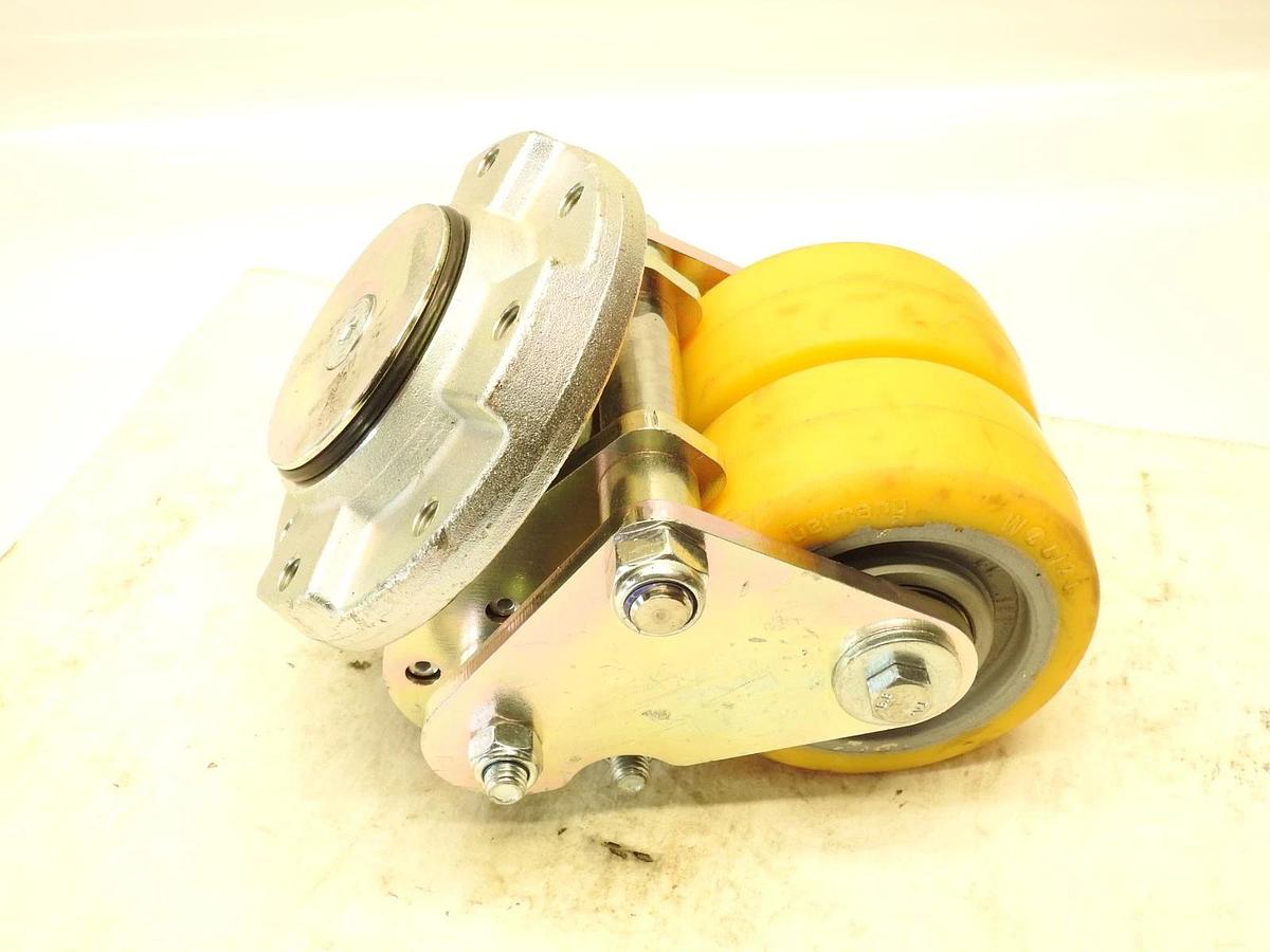 CROWN FORKLIFT PALLET JACK DOUBLE DUAL CASTER WHEEL 847350-640-12-3 51-2023 NEW