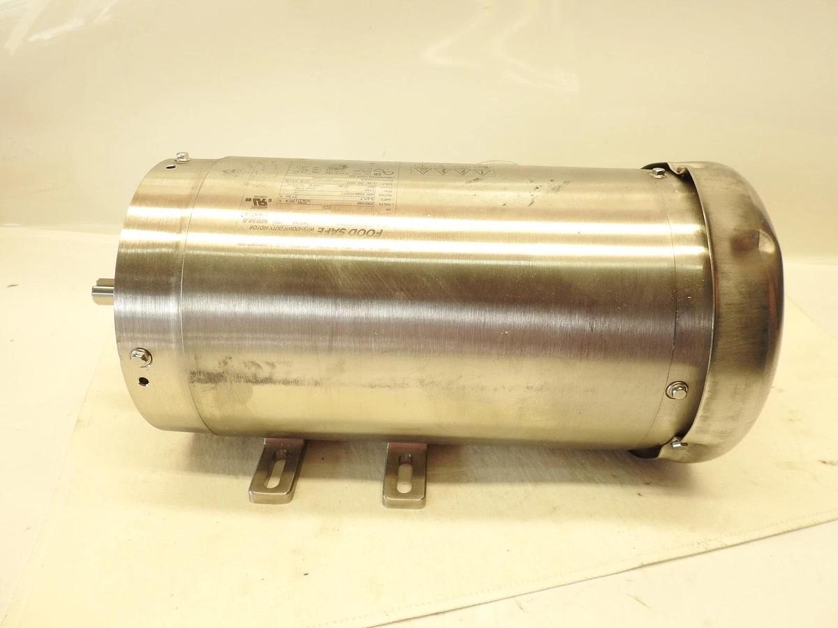 NEW GENUINE BALDOR CFSWDM3556-E 1155RPM 56C TEFC 3PH STAINLESS FOOD SAFE MOTOR