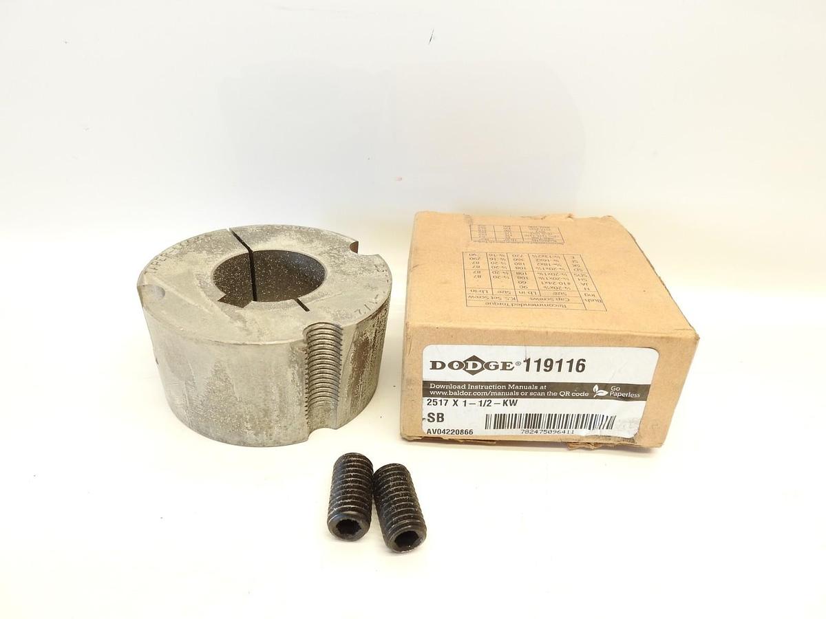 BALDOR DODGE AV09150499 2517 X 1-1/2-KW BUSHING 119116