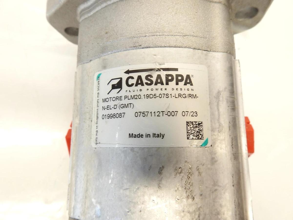 New Oem Casappa Hydraulic Gear Motor PLM20.19D5-07S1-LRG/RM-N-EL-D
