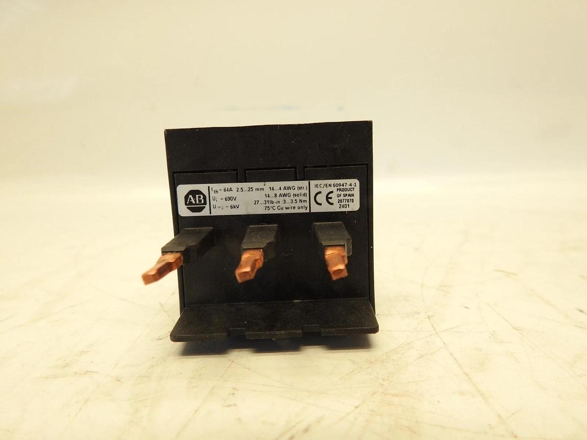 New Oem Allen Bradley Feeder Terminal Compact Busbar 80A 140MT-C-WTEN