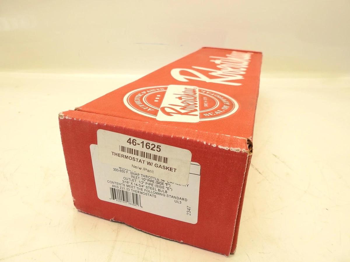 New Genuine Robertshaw 46-1625 AllPoints ALL461625 Thermostat W/ Gasket (46-1625