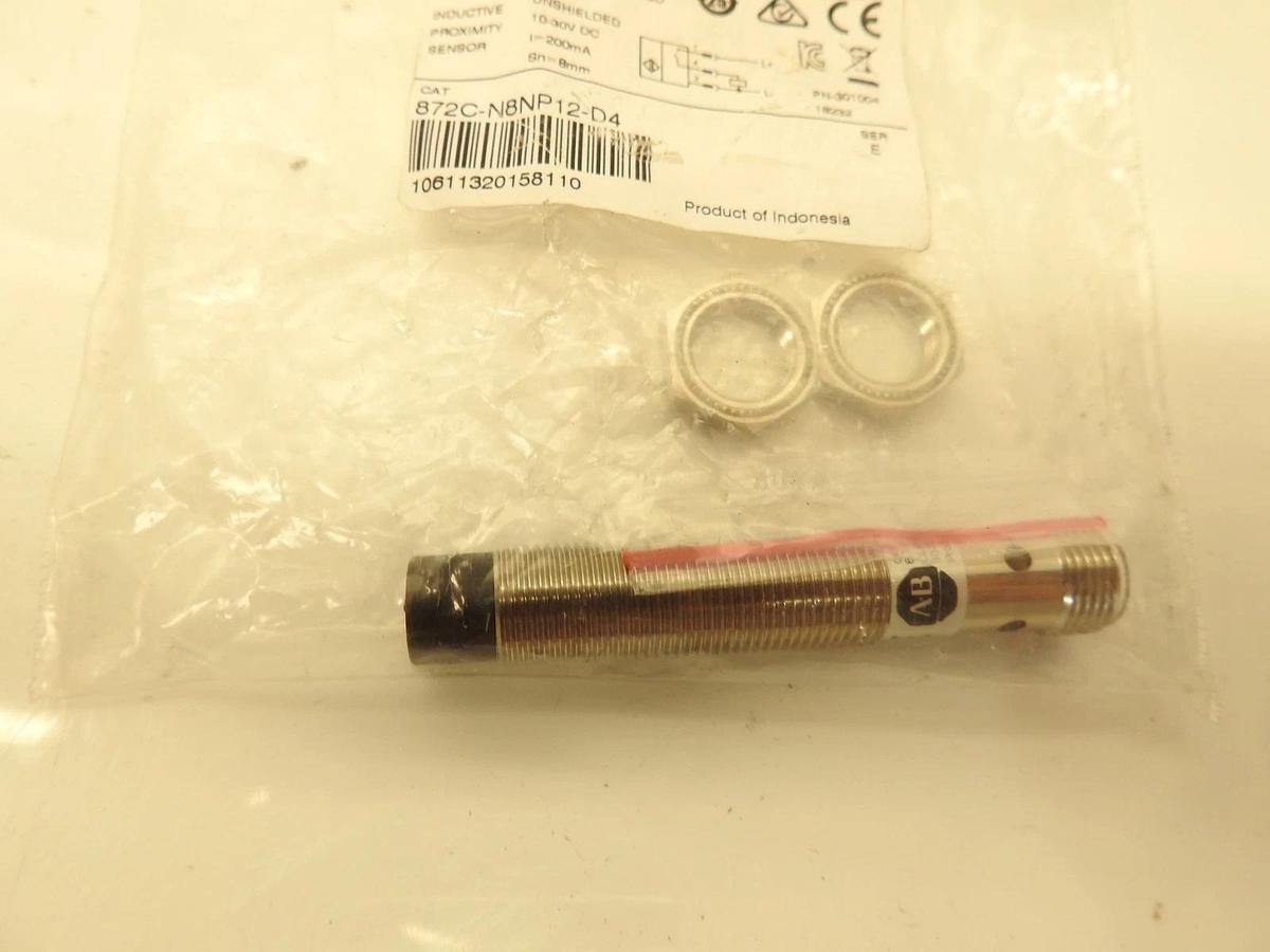 New Oem Allen-Bradley 872C-N8NP12-D4, Inductive Prox Sensor 872C