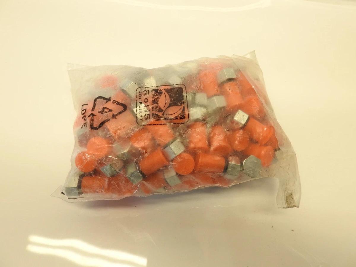 Pack Of 100 Parker 3 P5ON-S Pipe & Port Plug and Cap P5ON Hex Head Plug SAE-ORB