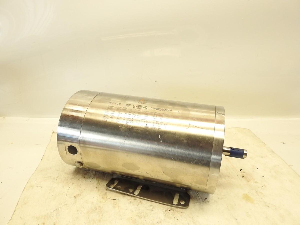 Leeson 116348.00 Electric Motor 1 HP 1800 Rpm 1PH 115/230 V 56HC CZ6K17VK1B