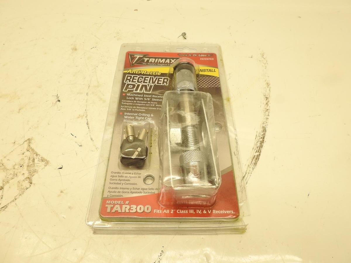 Trimax TAR300 Anti-Rattle 5/8 Keyed Receiver Locking Pin System