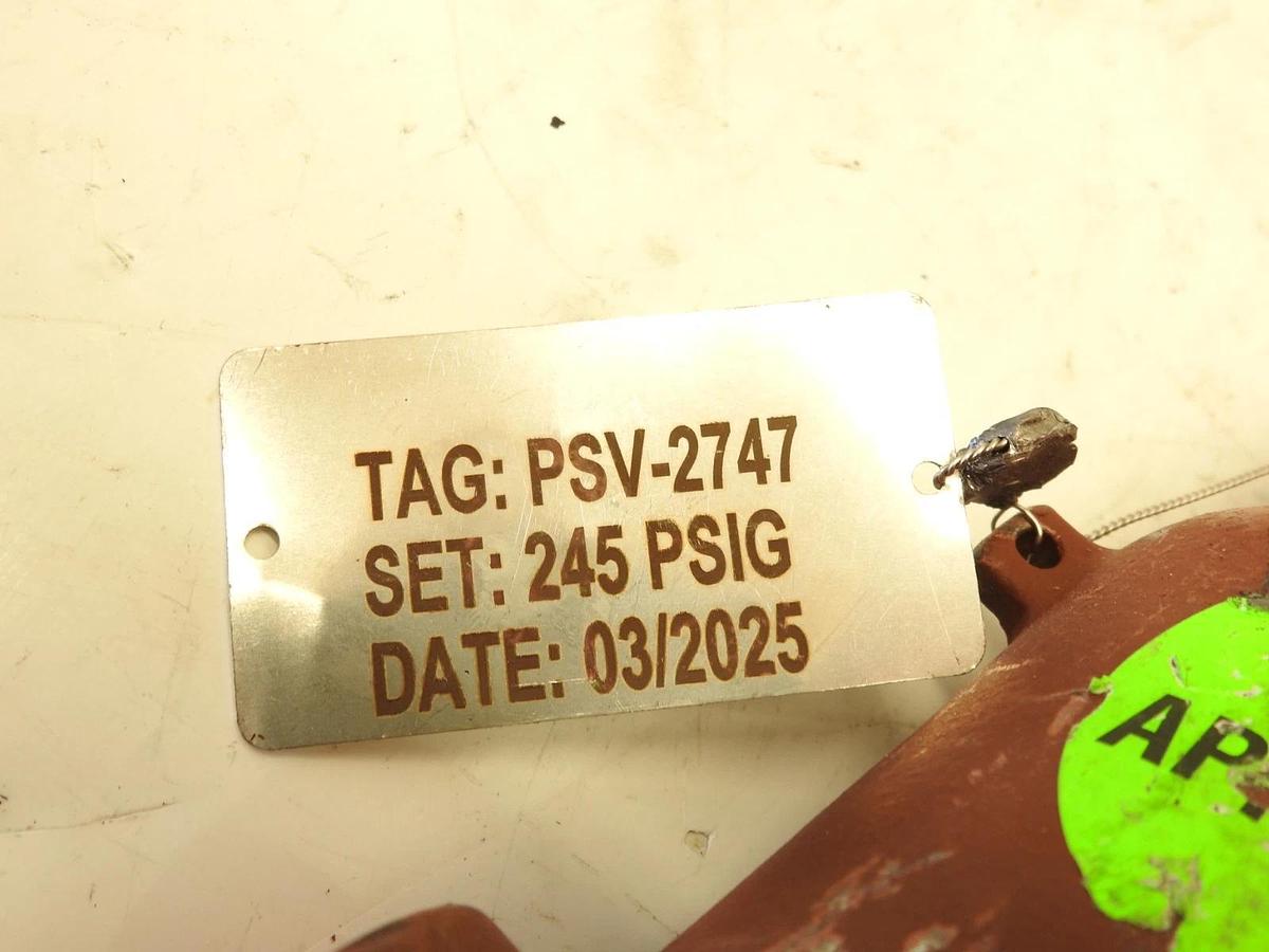 Farris 27CAAG Series 27CAAG-2MN-3FN-20C1 Relief Valve 3/4" C 1"  245 PSIG  PSV-2