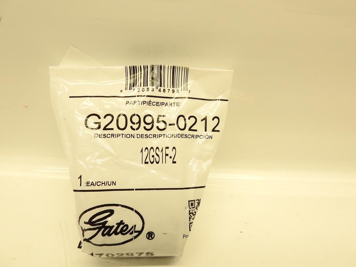 Gates 12GS1F-2 - G20995-0212 Hydraulic Hose Fitting