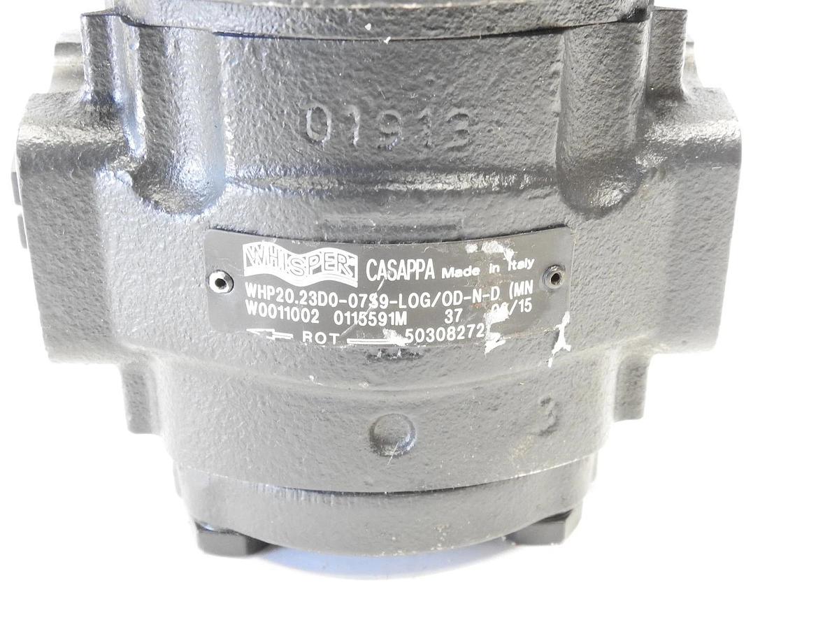 New Whisper Casappa 50308272 Hydraulic Pump WHP20.23D0-07S9-LOG/OD-N-D