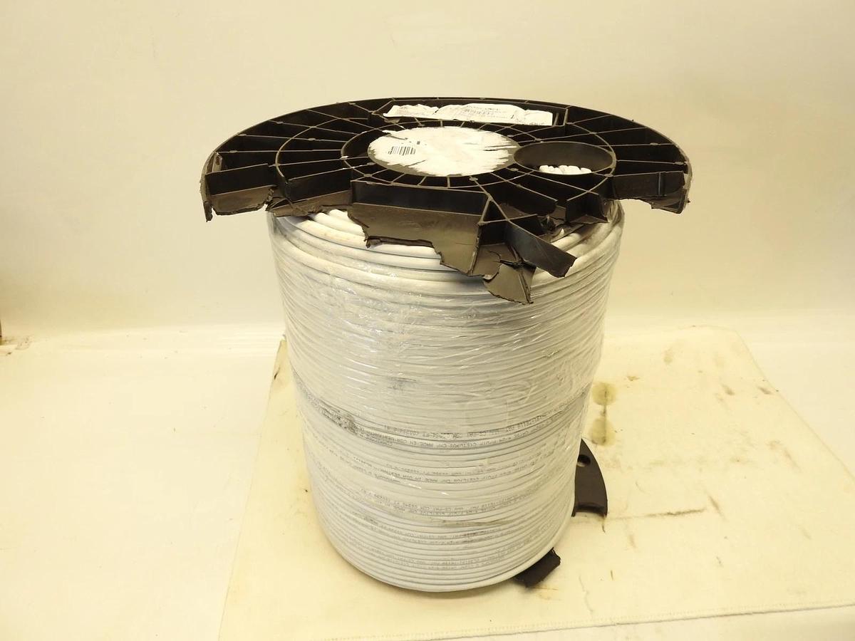 CommScope 874029804/10 CAT 5E Cable, 1000' Spool, 24/4PR, SOL, White*