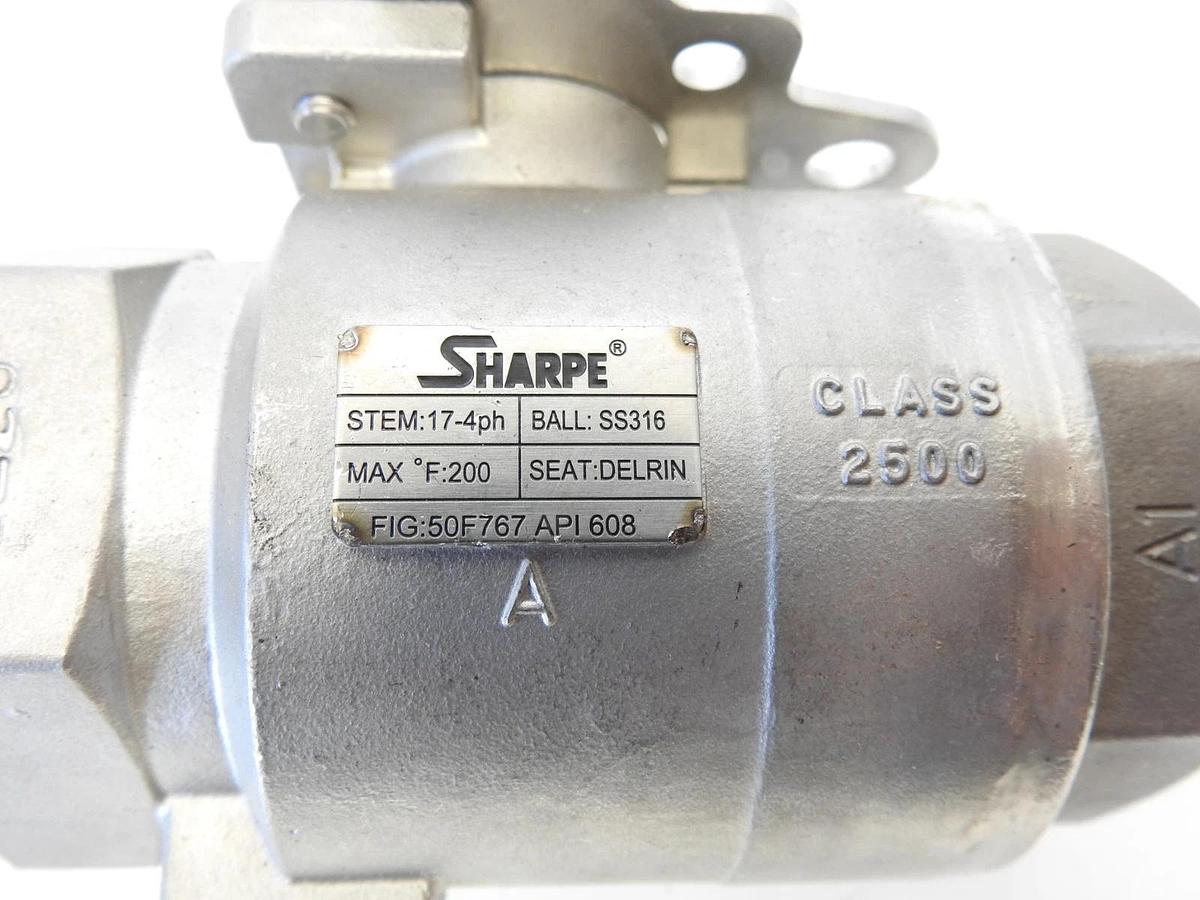 New Sharpe Stainless Steel Ball Valve 50F767 1"  CF8M