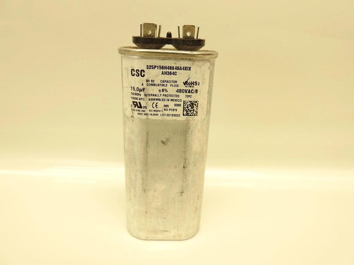 New Genuine GAST AH364C M15-Capacitor 15MFD 480VAC/B 50/60Hz