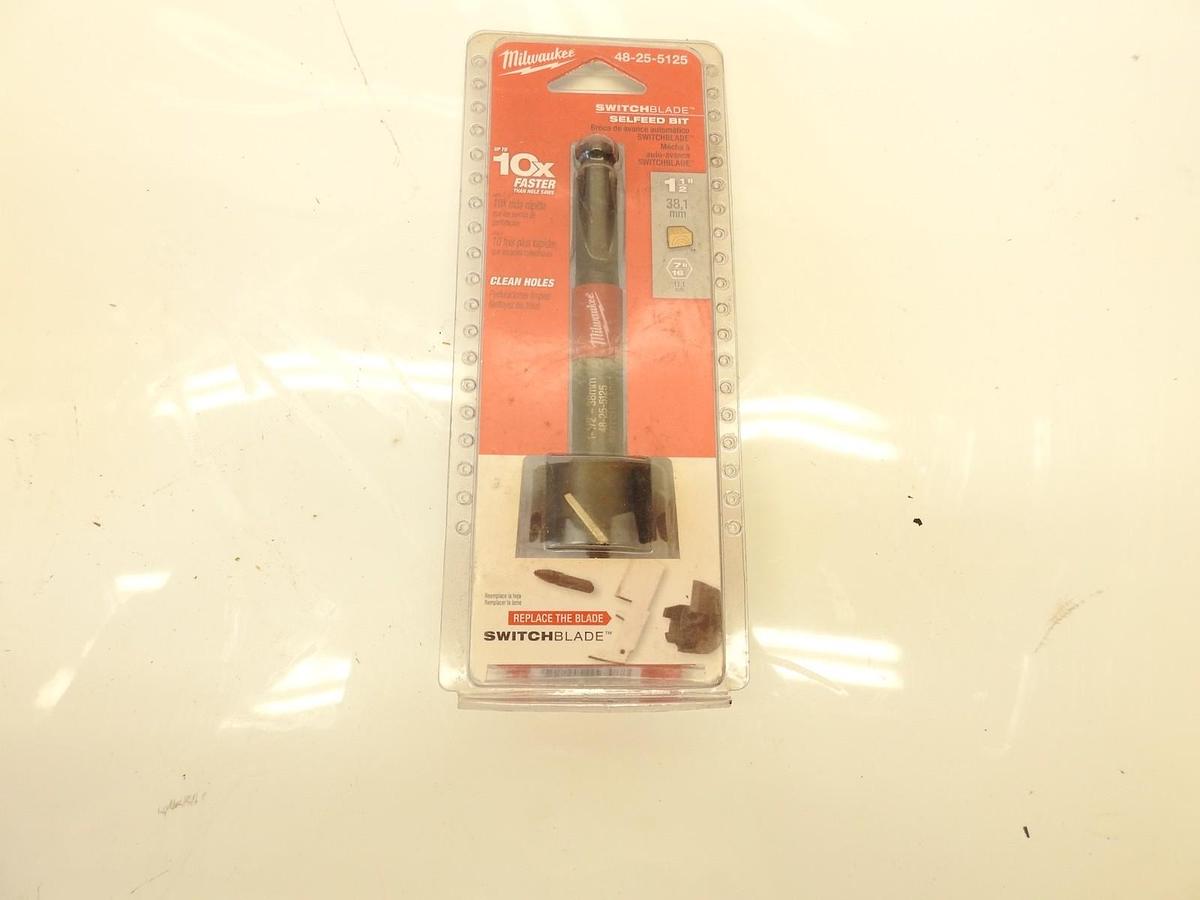 Milwaukee 48-25-5125 1-1/2-Inch Switchblade Selfeed Bit