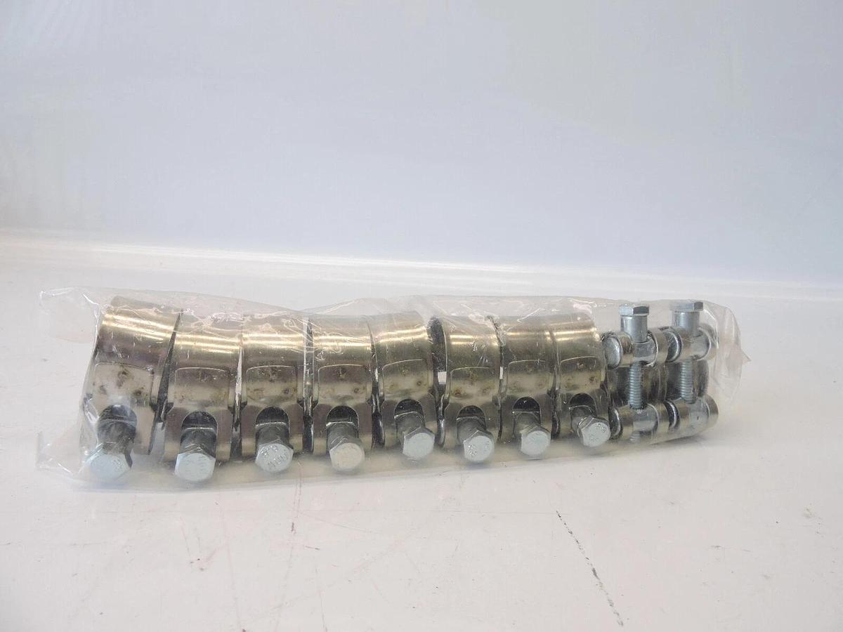 Lot Of 2 New RLV FAS6580 1" Stainless T-Bolt Clamp