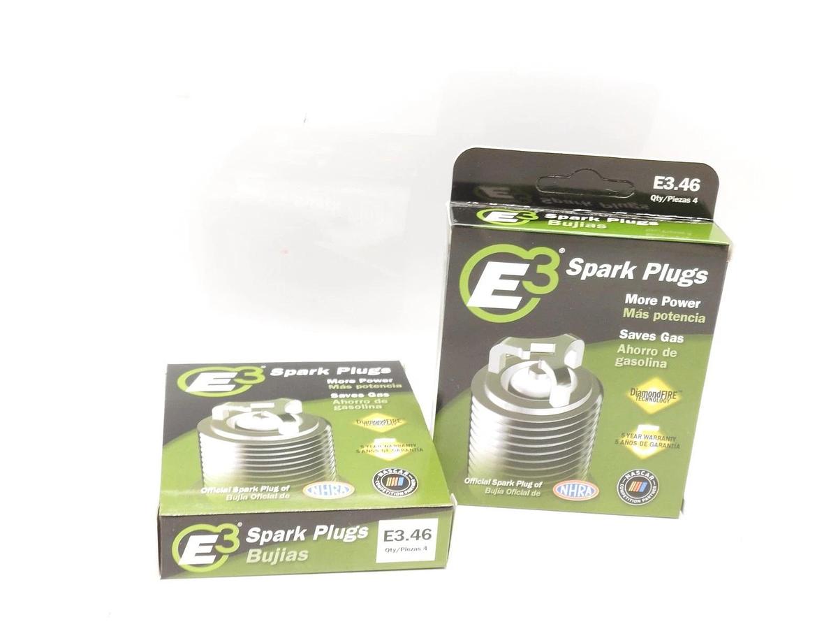 E3.46 E3 Premium Automotive Spark Plugs - 8 SPARK PLUGS Domestic