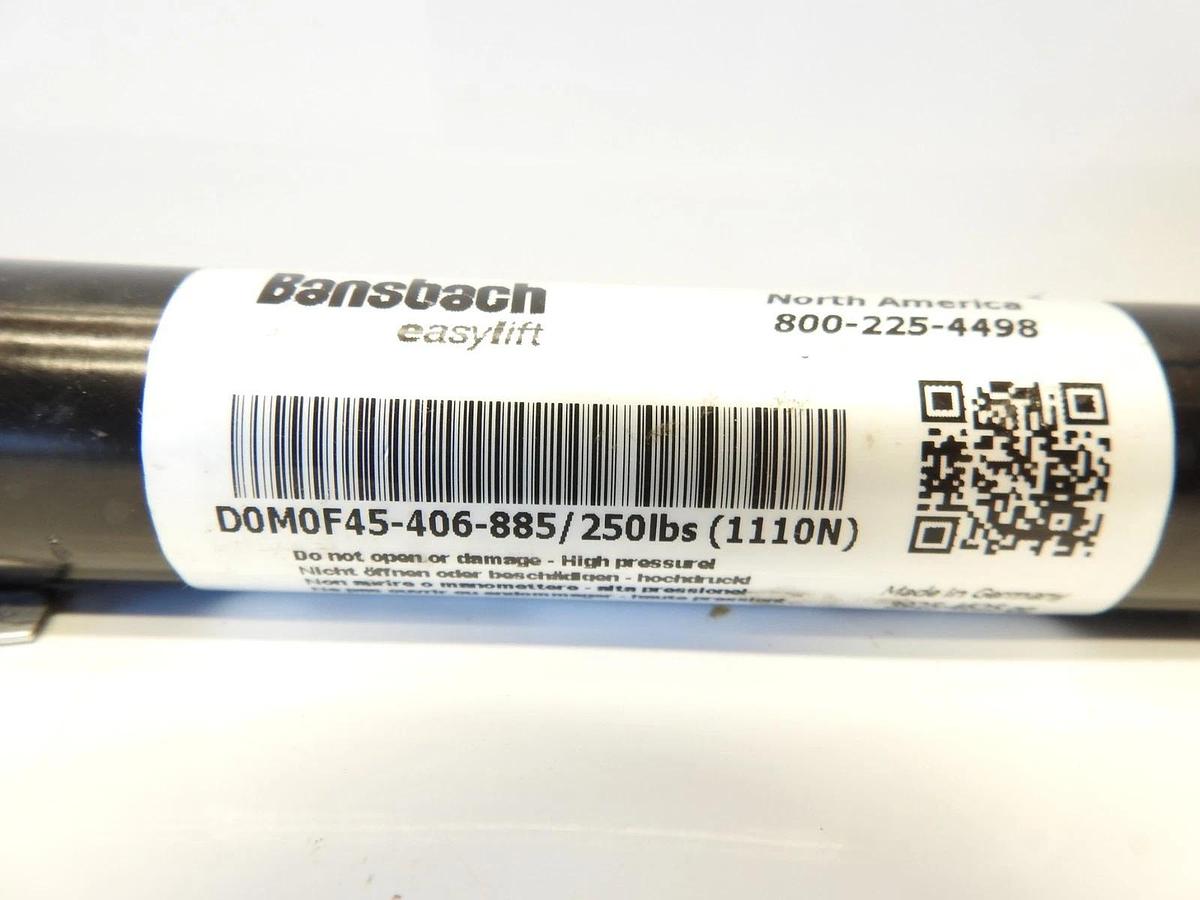 Bansbach Easylift D0M0F45-406-885/1110N Standard Gas Spring 250 Lbs