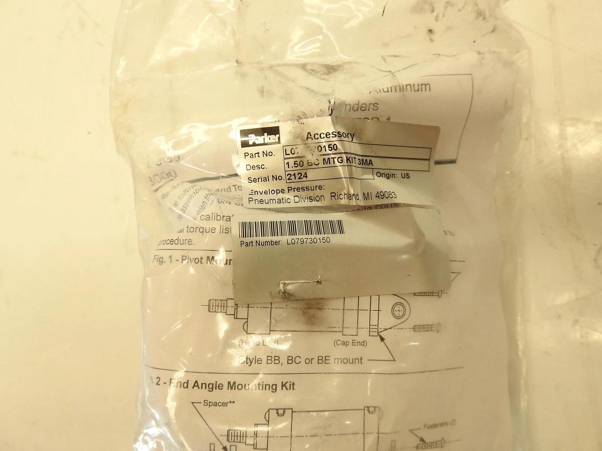 Oem Parker L079730150 Detachable Clevis 1-1/2" MTG Kit 3MA