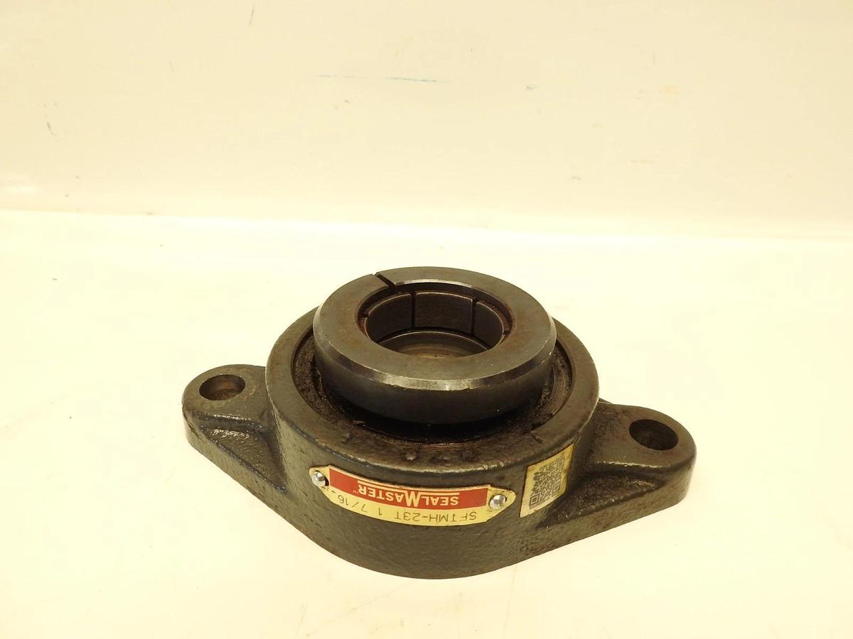 New SealMaster - 1-7/16" 2-Bolt Flange-Mount Ball Bearing Assembly - SFTMH-23T