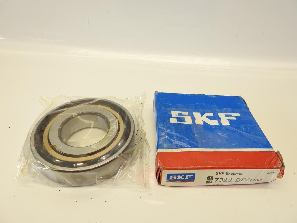 Genuine SKF 7311 BECBM Angular Contact Ball Bearing 55x120x29mm