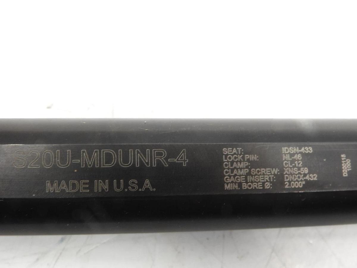 WALTER-VALENITE Indexable Boring Bar - S20U-MDUNR-4 - No. 5-72517-07 - NEW in CA