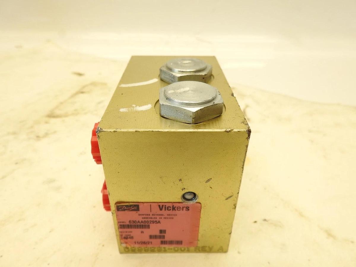 Vickers 630AA00295A Hydraulic Cartridge Valve Inline Danfoss Body EVM1 MVM EVM2