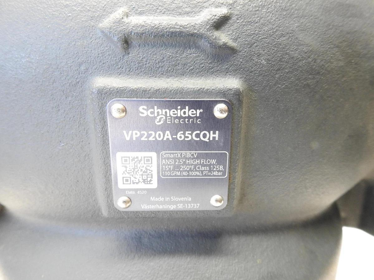 Schneider VP220A-65CQH SMARTX PRESSURE INDEPENDENT VALVE ASSEMBLY 2-1/2 IN 2-Way