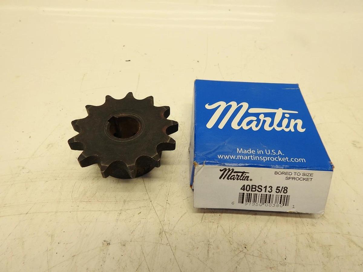 New Martin 40BS13 5/8" Bore Chain Sprocket 13 Teeth