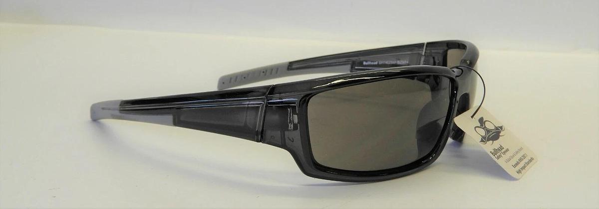 Lot Of 2 Bullhead Safety Eyewear BH1433AF Maki, Crystal Black Frame, Anti-Fog