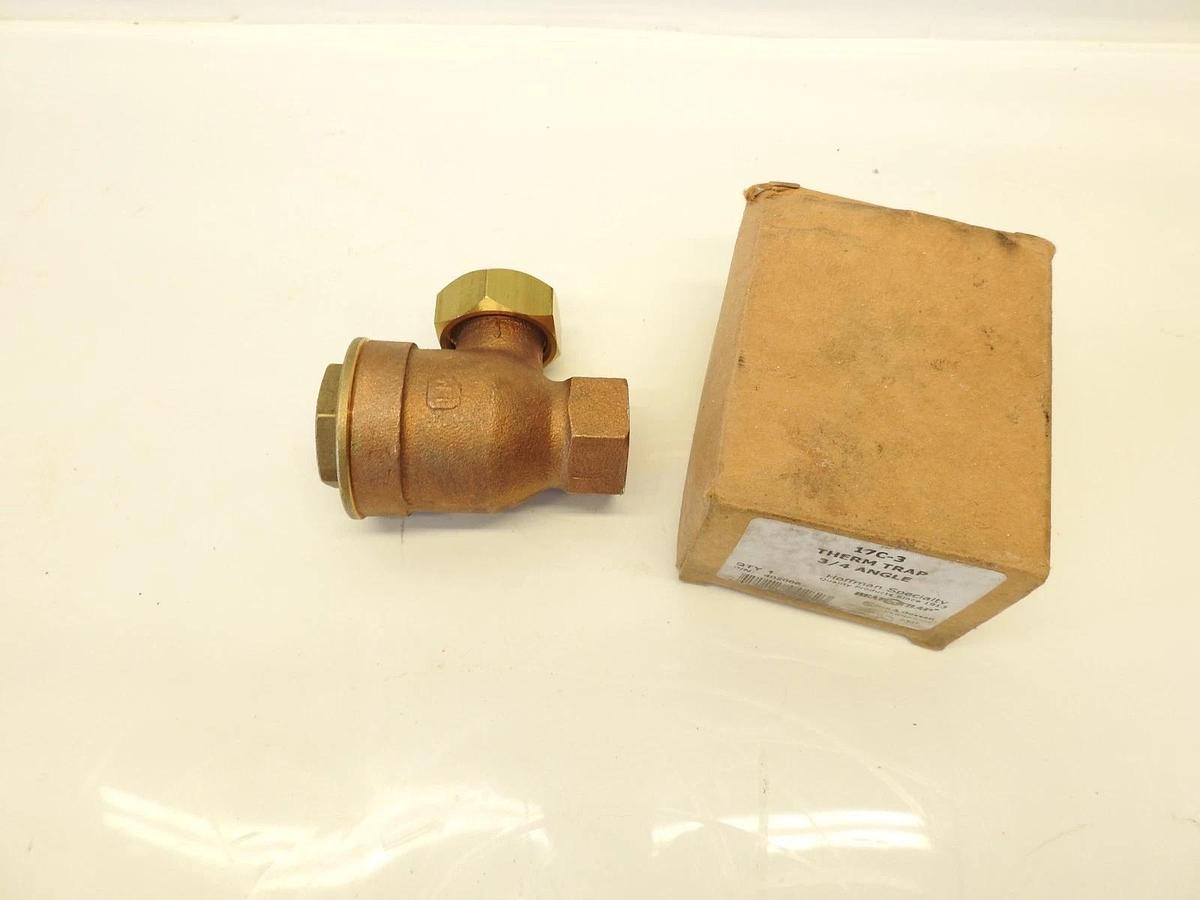 New Oem BELL & GOSSETT 17C-3 THERM TRAP 3/4 ANGLE 402006