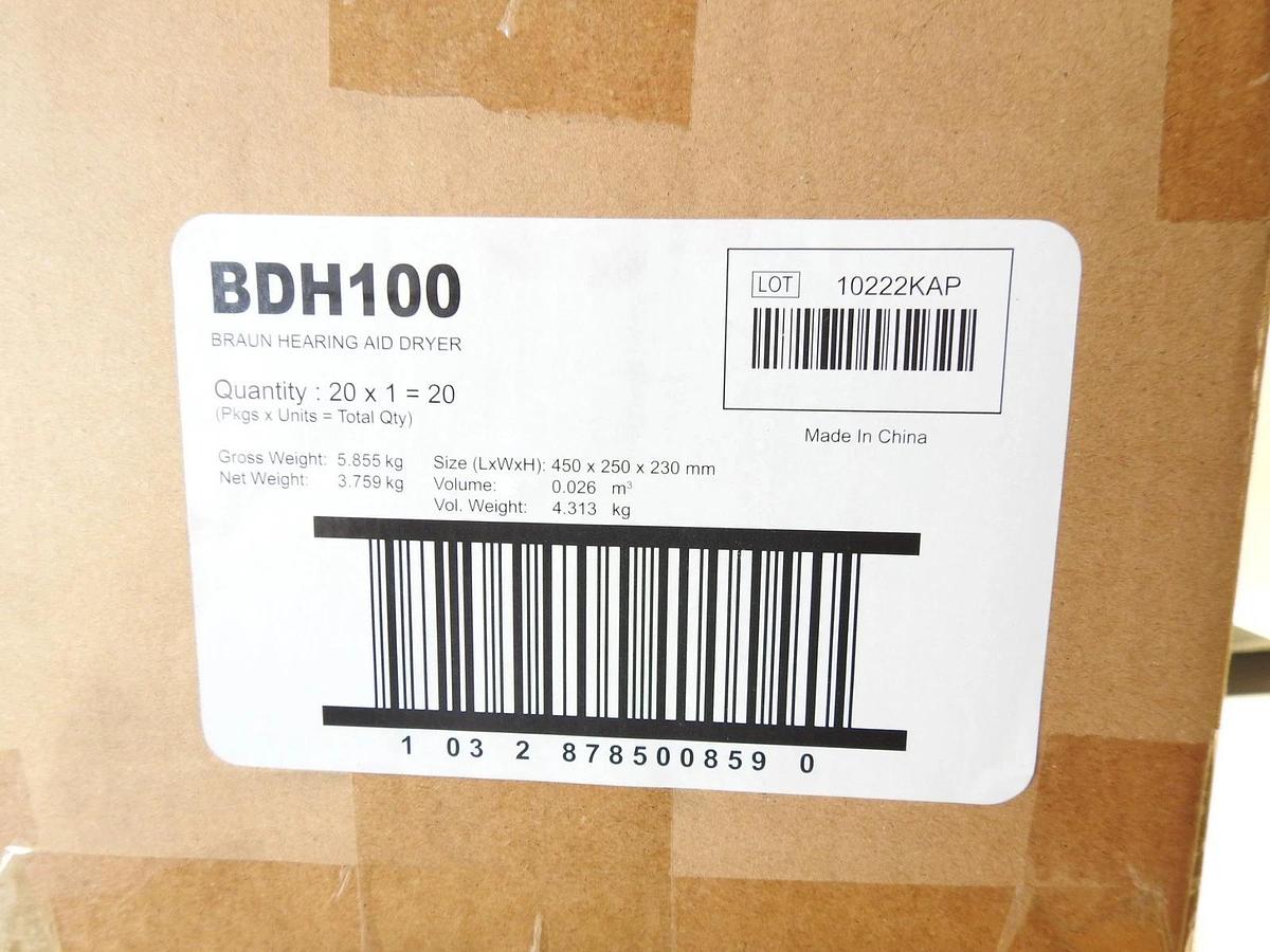 Braun Advanced Hearing Air Dryer & Dehumidifier - Energy-Efficient Care Companio