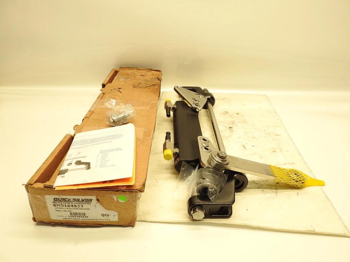 New Oem Mercury Outboard 8M0184532 Hydraulic Cylinder Counter Rotation P/S Port