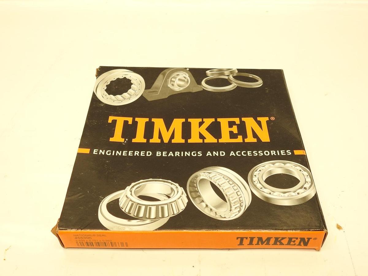 Timken Nitrile Oil Seal 3.500" Shaft x 5.756" OD x 0.562" Width 455396