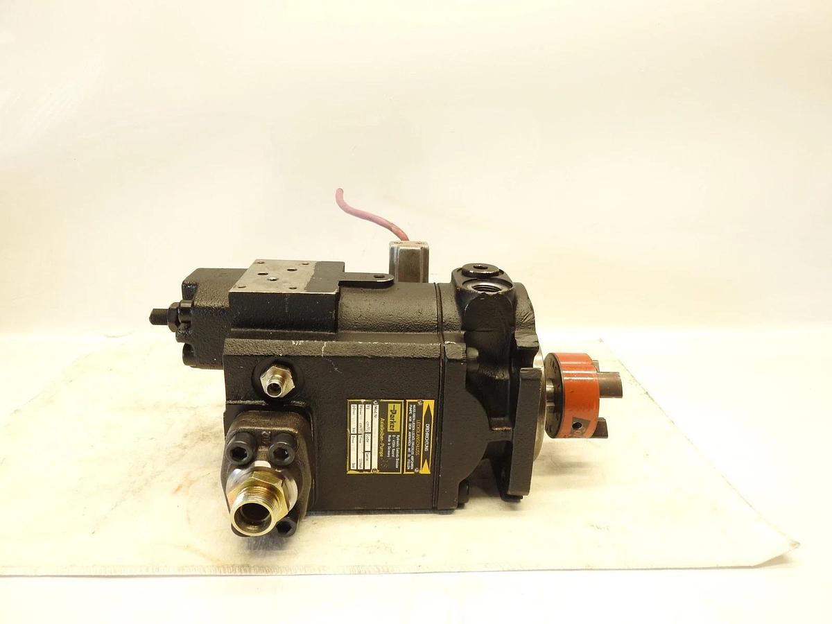 Oem Parker PV020R1K1S1NPPR Hydraulic Piston Pump 4 Bolt Holes Keyed Shaft