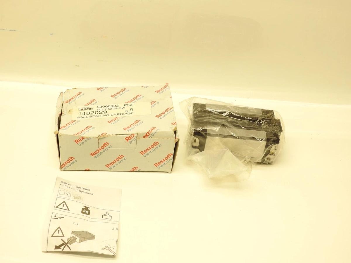 NEW OEM Genuine BOSCH REXROTH R162272420 Runner Block Ball Rail Carriage Size 30