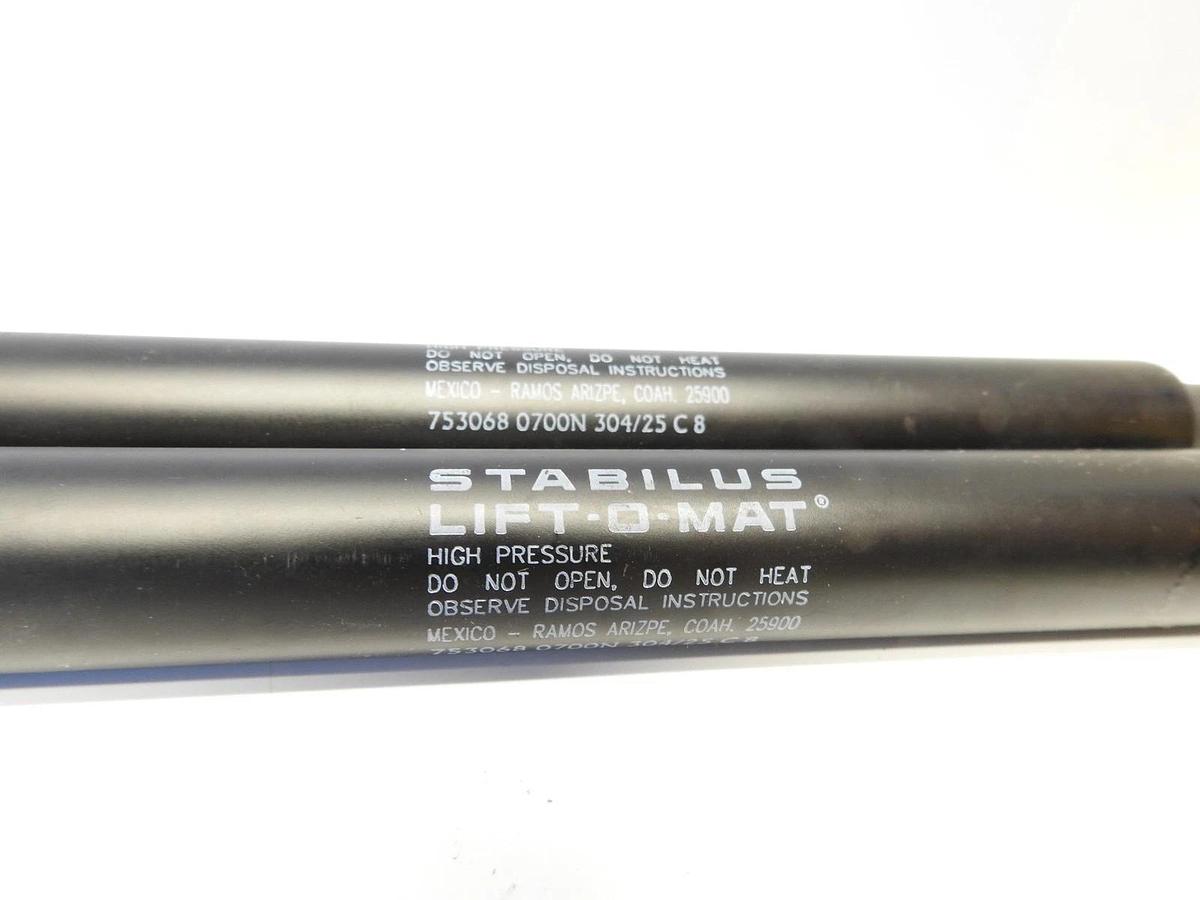 Lot Of 2 Stabilus 753068 0700N GAS SPRING 10 MM ROD BORE 350 MM STROKE