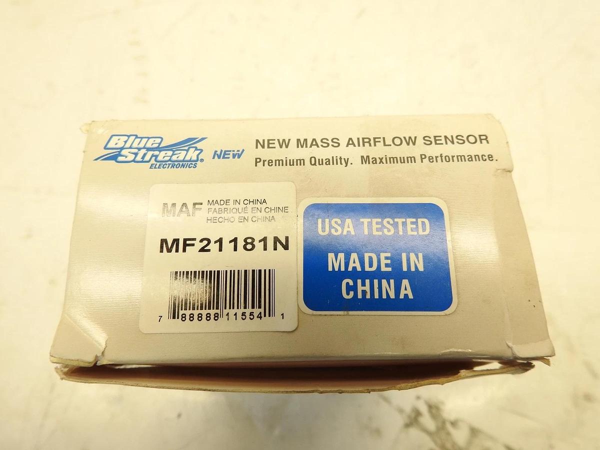 New Blue Streak Electronics MAF Sensor - New - MF21181N
