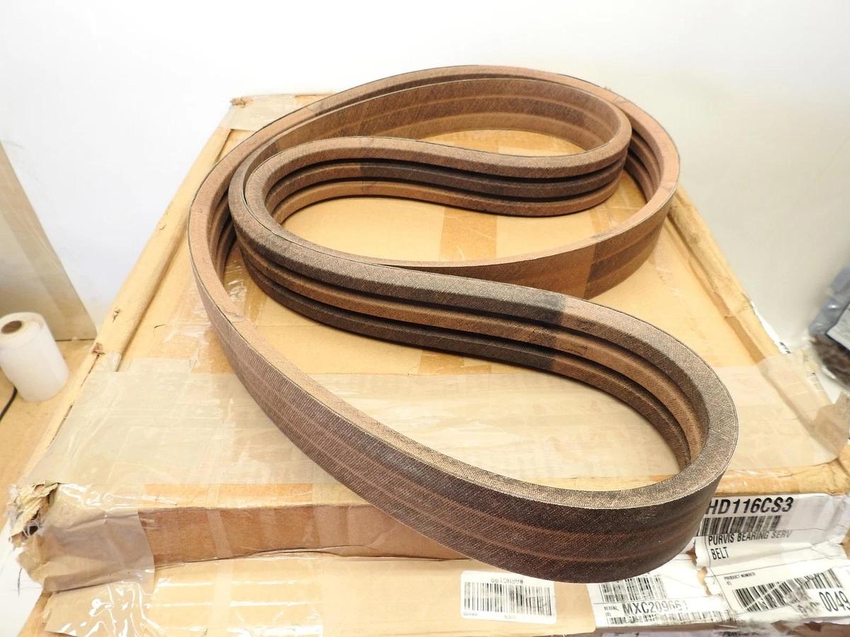 Lot Of 5 Gates KB-SC-HD116CS3 Wedge Belt for Purvis Industries Bearing Service B